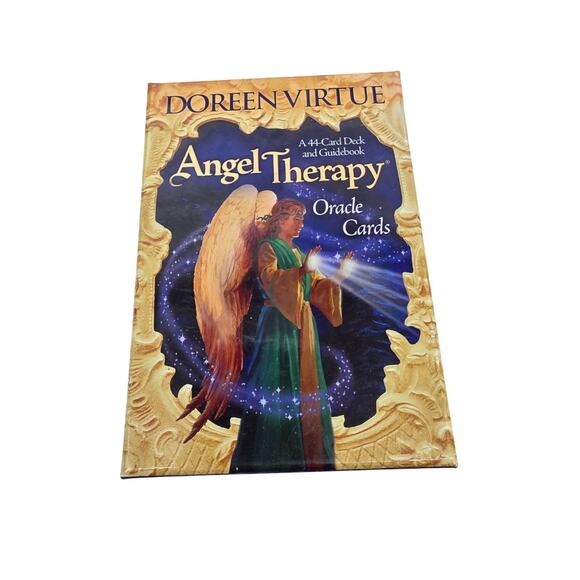 Doreen Virtue Angel Therapy Oracle Cards Deck & Guidebook‎ - Picture 1 of 4